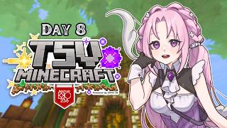 【#TSVMinecraft】Day 8! Getting closer to the top!【Cosmia】#minecraft