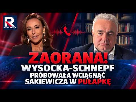 KOMPROMITACJA Wysockiej-Schnepf! Zadzwoniła do Sakiewicza i gorzko pożałowała!
