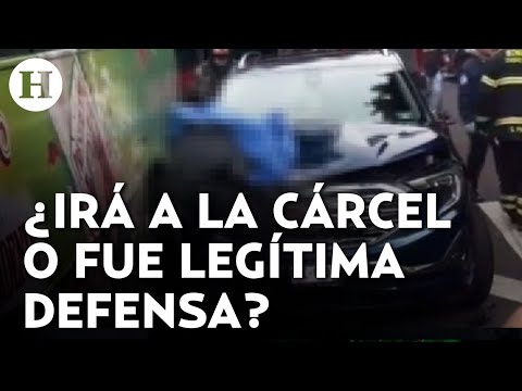 ¿Irá a la cárcel, fue legítima defensa? Qué pasará con el conductor que embistió a su asaltante