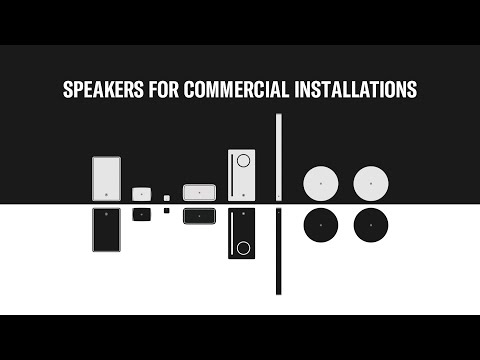 Speakers for Commercial Installations (VXS/VXL/VXC/VC series)