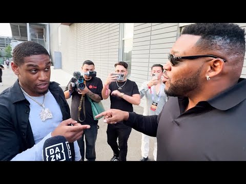 Big Baby Miller CONFRONTS Jared Anderson & PRESSES HIM TO FIGHT on Canelo vs Crawford card