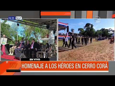 Homenaje a los héroes en Cerro Corá