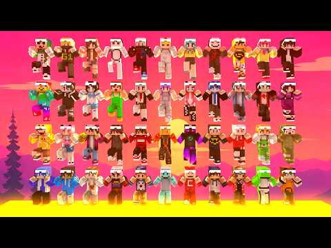 LỄ HỘI ĐÔNG ĐỦ YOUTUBER MINECRAFT THAM GIA THỬ THÁCH TIK TOK