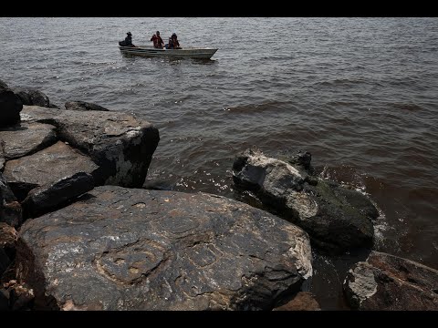 Amazon drought reveals ancient carving