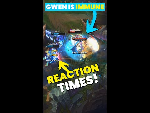gwen is immune 😂😂😂 #shorts #leagueoflegends #gwen #outplay #driftking #lol #lolclips