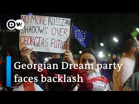 Massive protests in Tbilisi: Thousands march against 'foreign influence bill' | DW News