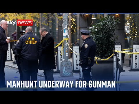 Manhunt underway for gunman who killed top healthcare boss in New York