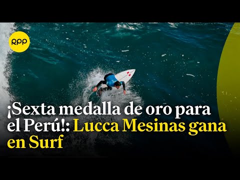 La sexta medalla de oro para Perú: Lucca Mesinas ganó en surf