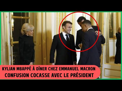Kylian Mbappe? di?ne avec Emmanuel Macron : Une confusion cocasse avec le Pre?sident