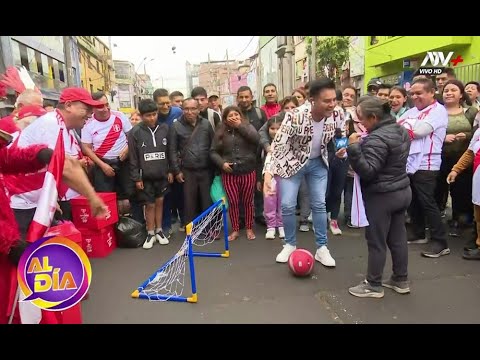 ATV premia al mejor hincha: Limeños participan en divertido reto en Gamarra