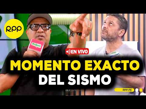 TEMBLOR EN LIMA: Así reaccionaron Daniel Marquina y Pedro García al sismo en vivo | RPP Noticias
