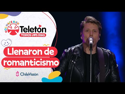 Andrés de León, Daniela Castillo y Paolo Meneguzzi llenaron de romanticismo la Teletón 2023
