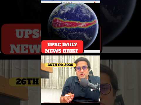 UPSC Daily News Brief | 26th Feb  2026 | Saurabh Pandey #Dailycurrentaffairs