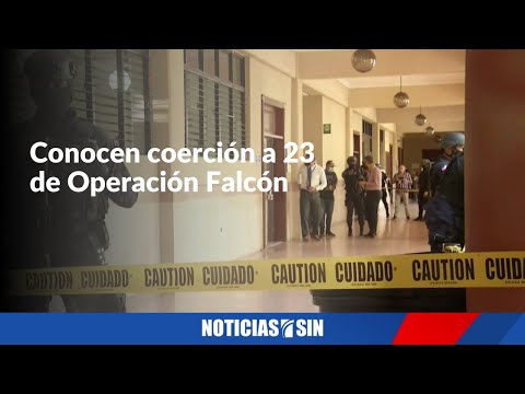 Continúa audiencia de Operación Falcón