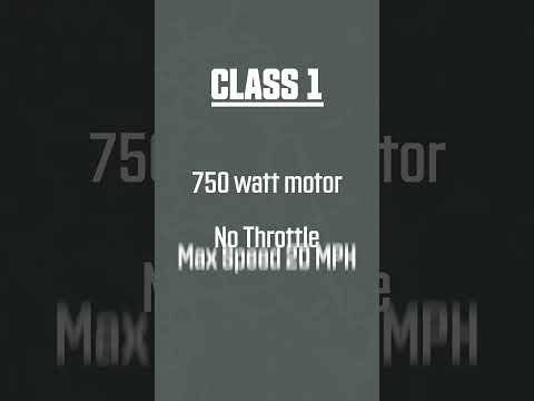 What is a Class 1 eBike?