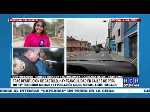 Paz y Tranquilidad se respira en Perú tras golpe de estado, según periodista de Latina Noticias