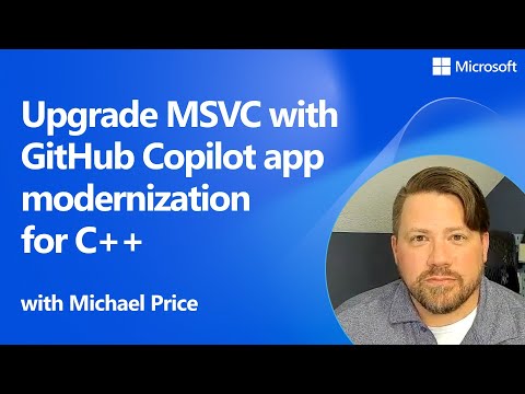 Upgrade MSVC with GitHub Copilot app modernization for C++