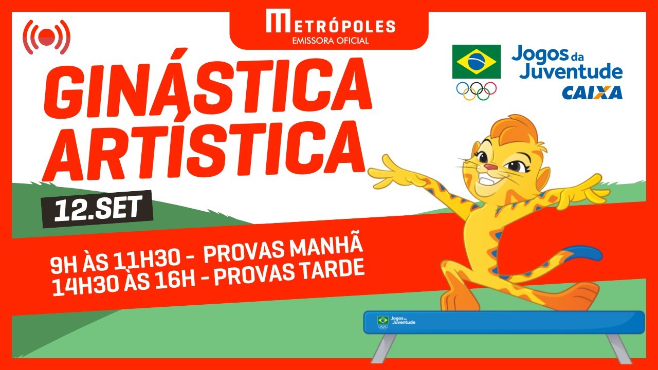 JOGOS DA JUVENTUDE 2025 – GINÁSTICA ARTÍSTICA (TARDE) – 12.09.25