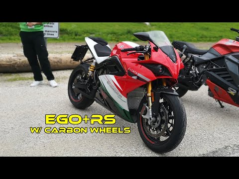 Riding an Energica Ego+RS in the Italian Alps