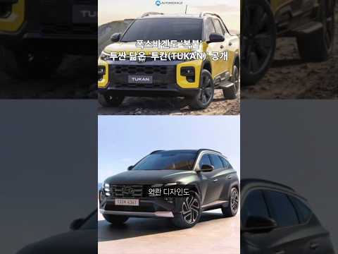 [1분 카럼] 폭스바겐이 '복붙'했네...투싼 닮은 '투칸' 공개 #폭스바겐 #투칸 #Volkswagen #Tukan #<strong>tucson</strong> #픽업트럭 #오토헤럴드