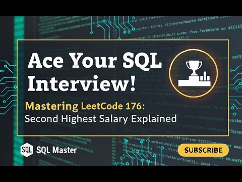 Leetcode # 176 - Second Highest Salary (PostgreSQL)