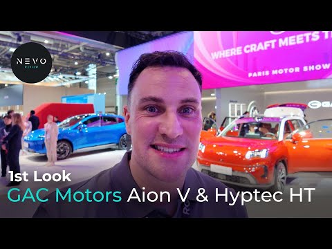 GAC Aion V and Hyptec HT - First Look at the 2024 Paris Motor Show