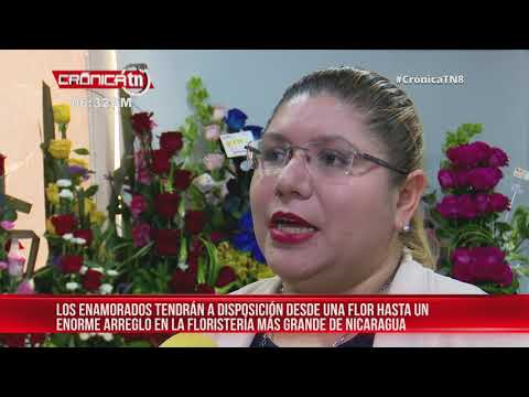 Nicaragua: Flower Center ofrece diversas ofertas para el día de los enamorados