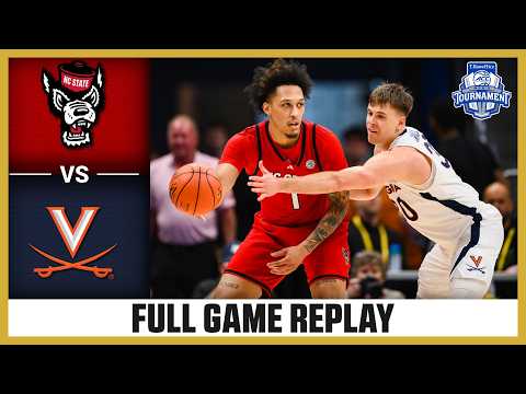 Virginia vs. NC State Full Game Replay | 2026 T. Rowe Price ACC Men’s Tournament