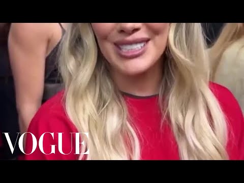 Catching Up With Hilary Duff at Fendi