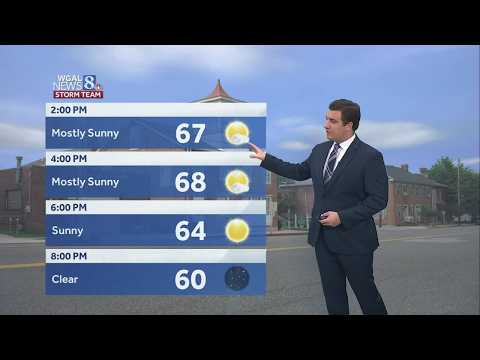 Sunny, Breezy Start To The Work Week In South Central Pennsylvania