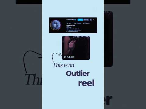 The "Outlier Reel" Hack: Find Proven Viral Video Ideas Fast