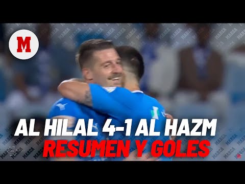 Al Hilal 4-1 Al Hazm: resumen y goles I Saudi Pro League (J31)