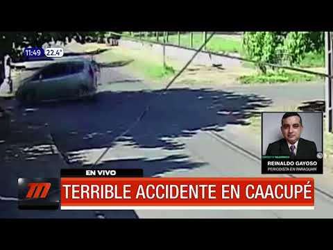 Otro grave accidente de tránsito en Caacupé