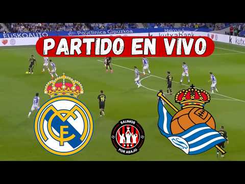 <strong>REAL</strong> MADRID VS <strong>REAL</strong> SOCIEDAD EN DIRECTO ⚽️ LIGA <strong>DE</strong> ESPAÑA 🔥 FECHA 1 [ FUTBOL HOY ]