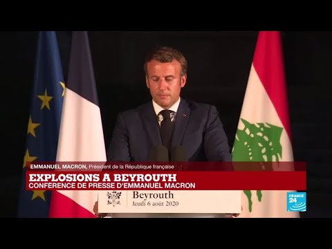 Emmanuel Macron annonce une conférence internationale dans les prochains jours pour aider le Liban