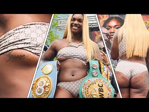 Claressa Shields vs Lani Daniels • FULL WEIGH-IN & FACE OFF | CAKED UP YAMS like a BADDIE