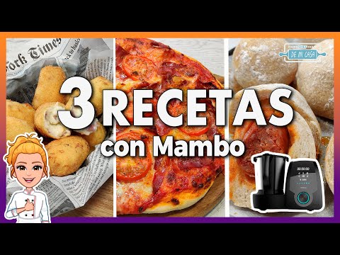 ?3 Recetas Fa?ciles y Deliciosas con Mambo ? Croquetas, Pizza y Bollos Pren?ados ?