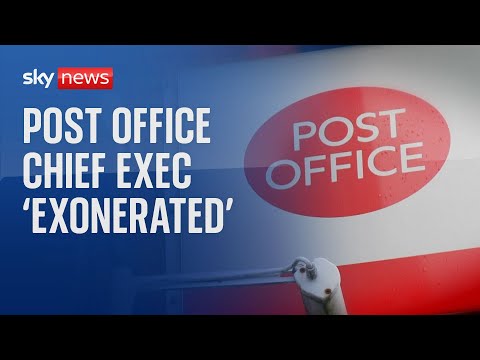 Post Office boss Nick Read 'exonerated' after investigation into bullying allegations