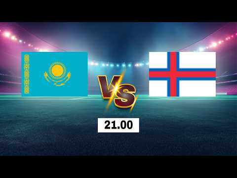 LIVE 🔴 Kazakhstan vs Faroe Islands | UEFA Nations League 2026 | Live Score