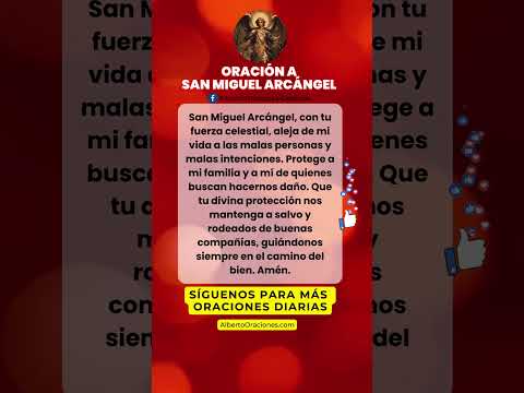 Oracion a San Miguel Arcángel - Protege a mi Familia