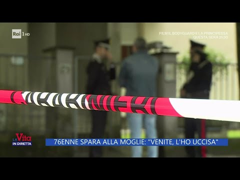 76enne spara alla moglie: "Venite, l'ho uccisa" - La Vita in diretta 15/05/2024