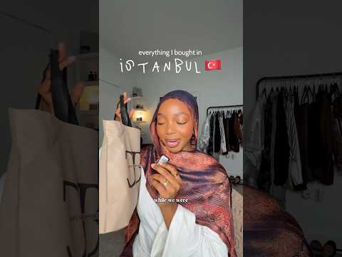 everything I bought in Istanbul 🛍️🇹🇷 #haul #türkiye #istanbul
