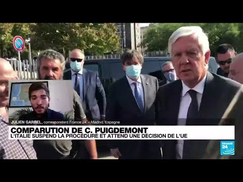 Comparution de Carles Puigdemont : l'Italie suspend la procédure • FRANCE 24