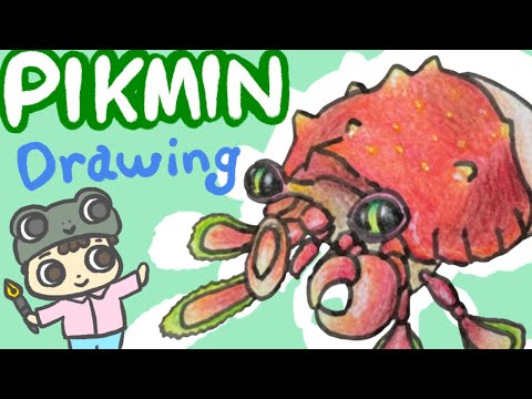 【PIKMIN】How to draw Hermit Crawmad | step by step