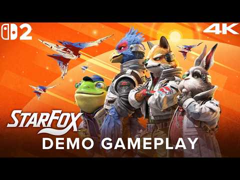 Star Fox Switch 2 Demo Gameplay 4K (No Commentary)