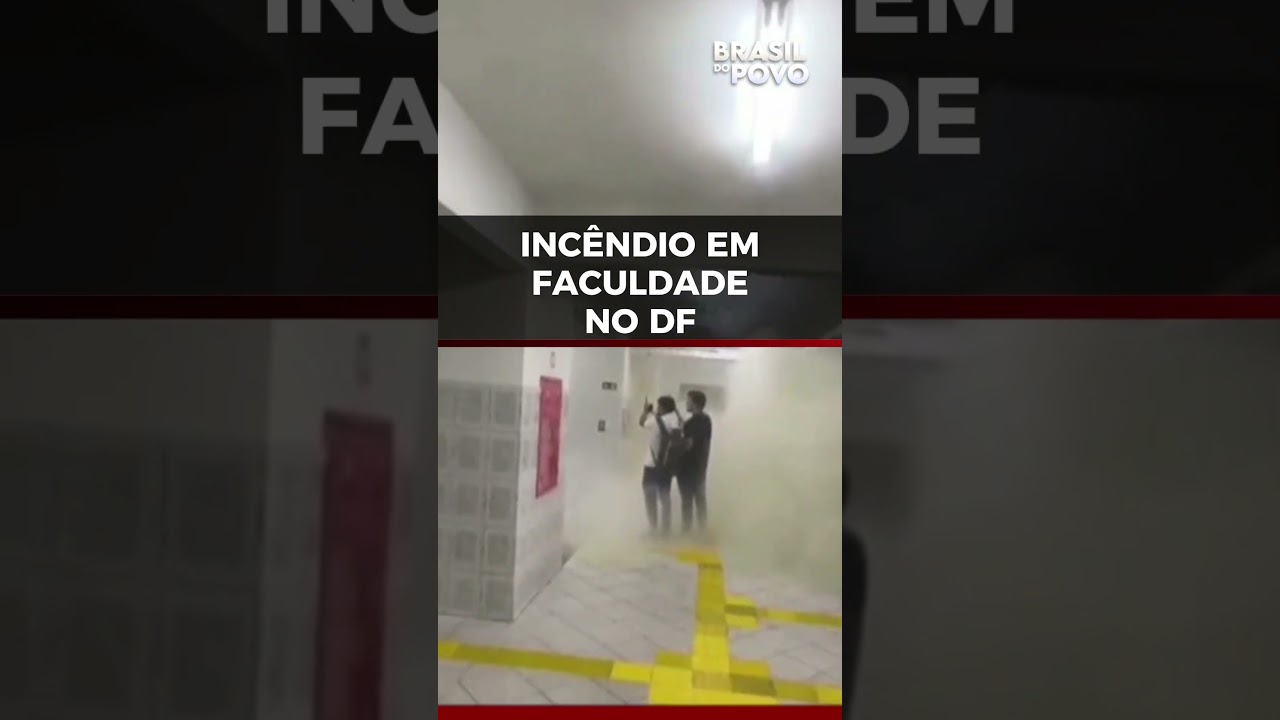 Após sistema de alarme não disparar estudantes da faculdade apagam fogo com estintores TV Online Após sistema de alarme não disparar estudantes da faculdade apagam fogo com estintores