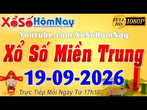XSMT - Trực tiếp xổ số <strong>Miền</strong> Trung ngày <strong>19</strong>/09/2026: Đà Nẵng XSDNG - Quảng Ngãi XSQNG - Đắk Nông XSDNO