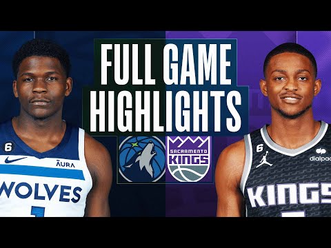 TIMBERWOLVES at KINGS | FULL GAME HIGHLIGHTS | March 27, 2023 video clip