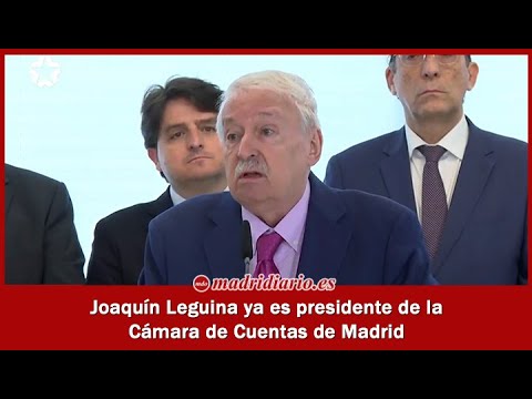 Leguina ya es presidente de la Cámara de Cuentas de Madrid