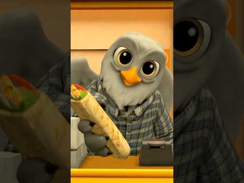 Сова из 99 Ночей в Лесу Работает в Shawarma Kiosk